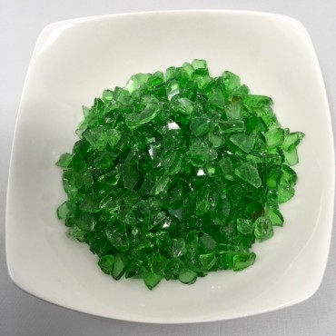 Cristal decorativo verde